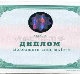 Диплом Техникума Украины 2005г в Краснодаре